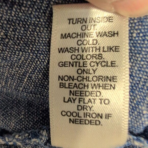 Cato Linen Blend Shirt Womens Size Large Blue Dolman Roll Tab Sleeves Coastal - Picture 7 of 8